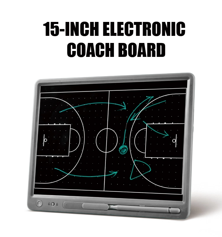 15&quot; LCD Coaching Board Electronic Basketball Football Training Soccer Tactical Training Equipment