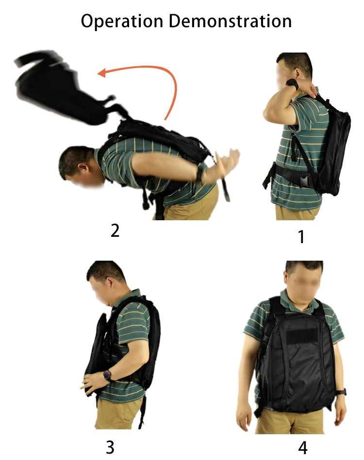 2022 New Protective Safety Security Ballistic Vest Bulletproof Backpack