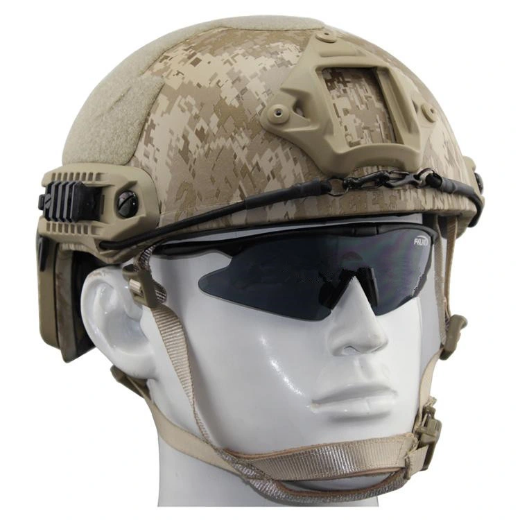 Classical Military Tactical Carbon-Fibre Antio-Bounce Outdoor Training Travelling Anti-Bullet Head-Protection Helmet Equipment