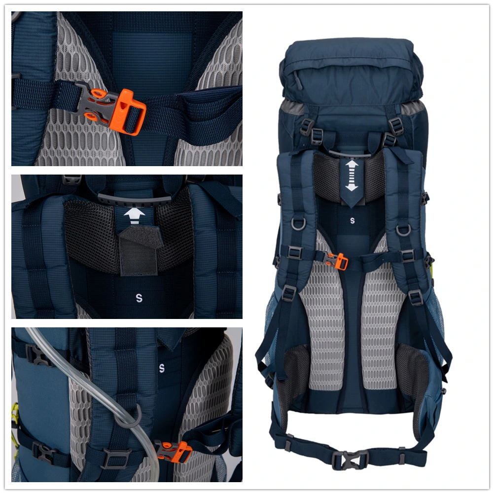 Customized Outdoor Wear Resistant Ultra Light Weight Expandable Waterproof Hiking Mountain Bag Backpack