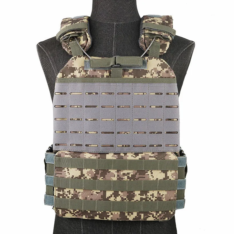 Military Special Police Safety Protective Equipment Black Tactical Bulletproof Tactical Vest