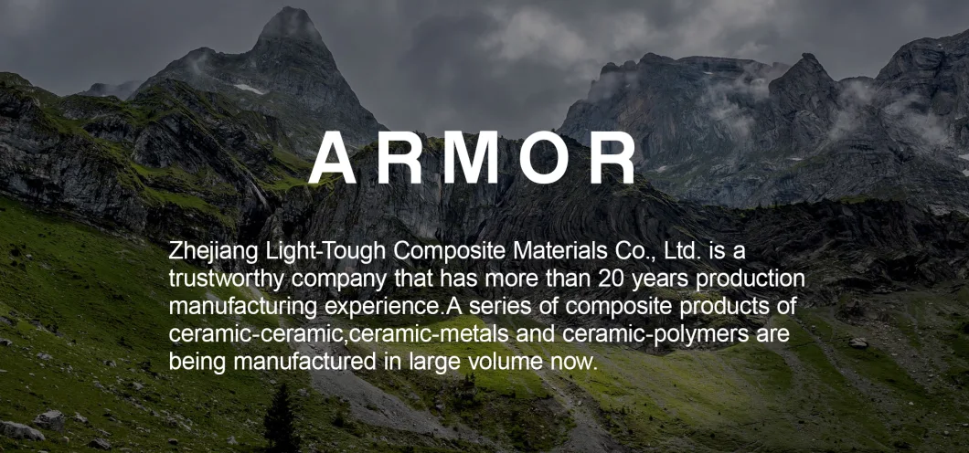 Customized Nij III/Nij IV Ceramic Hard Aluminum Oxide/Silicon Carbide Bulletproof Plate for Body Armor
