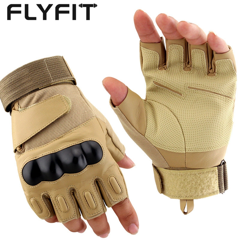 Military Army Style Tactical Combat Black Outdoor Gloves Witth Hard Knuckle