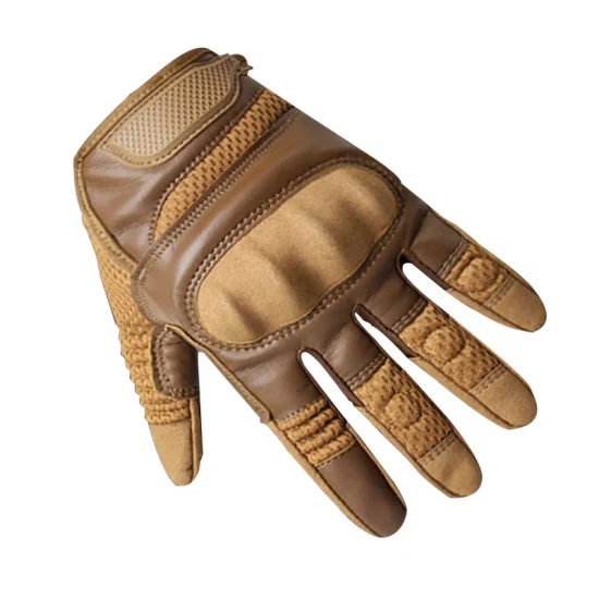 Khaki Outdoor Fitness Gloves Men′ S Half Finger Gloves Tactical Protection Gloves