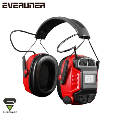 Electronic Hearing protector Bluetooth FM radio AUX safety earmuffs