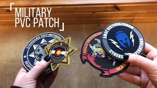 Factory Custom Tactical Gear Grenade Logo Patches Apparel Accessories Clothing Label PVC Rubber Patch in China