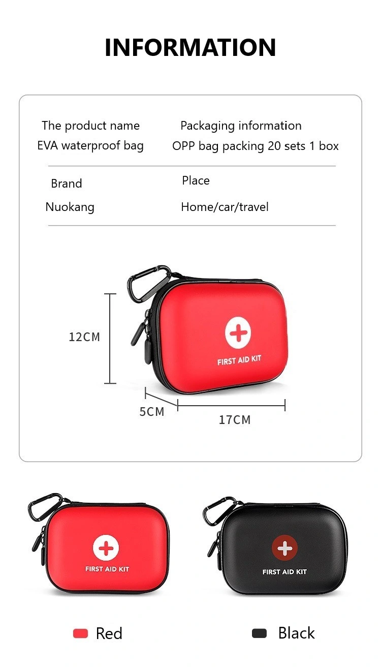 Small Waterproof First-Aid Kit Emergency-Kit Camping Equipment for Camping Hiking Home Travel