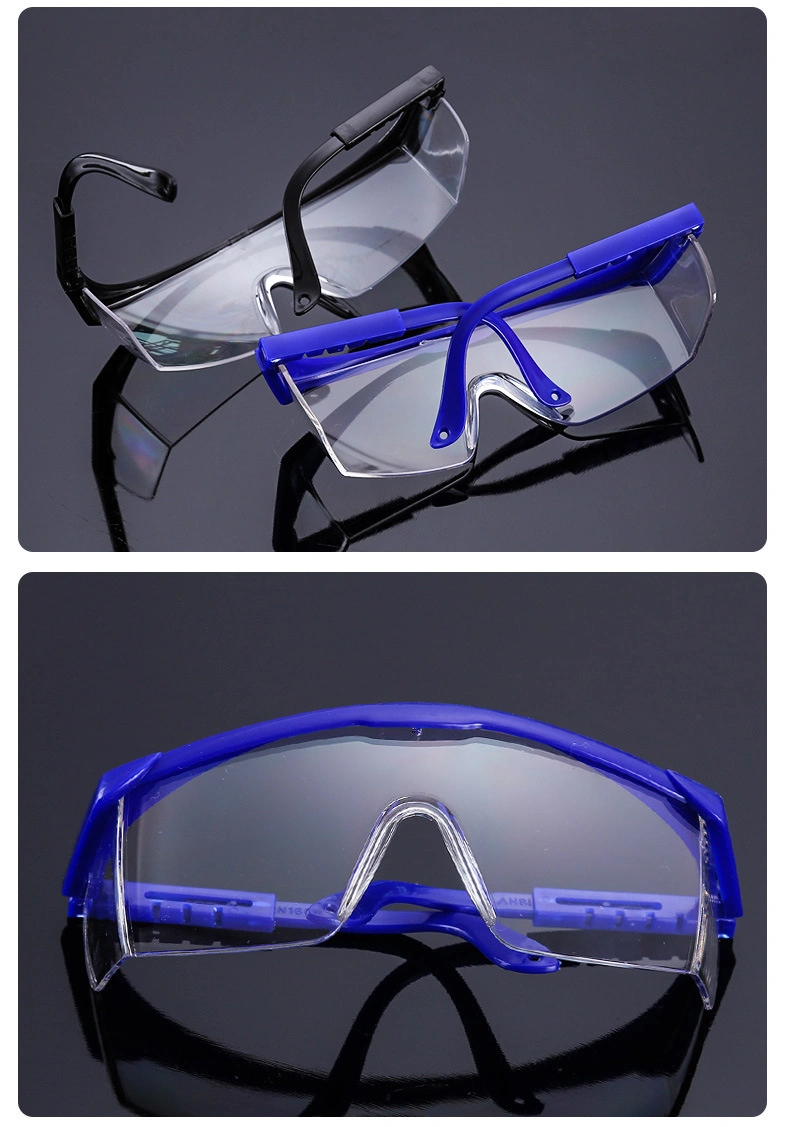 Anti-Impact Telescopic Leg Protective Glasses Welding Glasses Anti-Splash Acid-Base Goggles