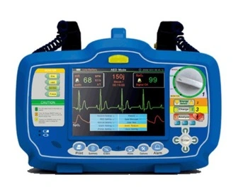 First Aid Manual and Auto Defibrillator Monitor Medical Equipment