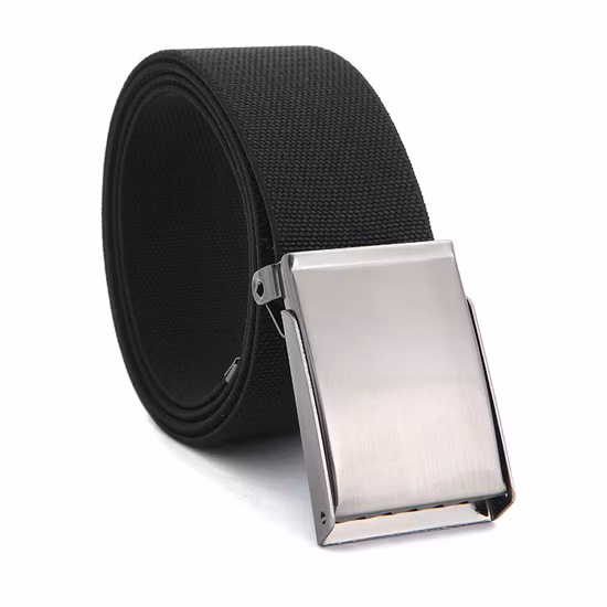 Xieyuan Men Nylon Heavy Duty Web Braided Belt Tactical Belt with Double Wide Ring Buckle Genuine Leather Belts