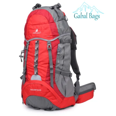 55L Nylon Fashion`Outdoor Backpack for Camping Hiking Travel Sports
